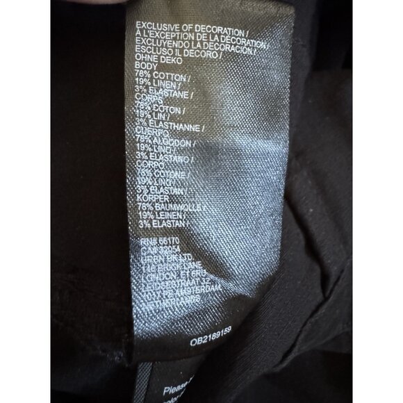 NWT Size 18W -Pilcro The Arin Cotton/Linen Button Fly Barrel Pants (NWT US$ 138) - Picture 5 of 16